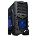 CiT Vanquish Blue Midi ATX PC Gaming Tower Case USB 3.0 (No PSU) (854)